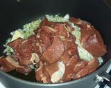 A picture of step 1 of Lamb Tagine with Preserved Lemons.