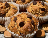 Foto del paso 4 de la receta: MUFFINS DE PLÁTANO Y CACAHUETE 🍌🥜