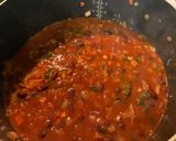 A picture of step 6 of Black Bean & Poblano Soup.
