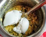 A picture of step 5 of Potato Souffle.
