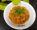A picture of step 3 of Dhabha Style Paneer Bhurji.