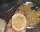 A picture of step 4 of Litti Chokha....bihar famous.