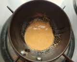 A picture of step 2 of Dalgona Candy / Honeycomb Candy.