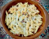 Foto del paso 6 de la receta: Macarrones gratinados con bacon trufado