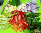 Foto langkah ke 1 dari resep Ikan tongkol cuek kuah santan.