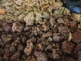 Sopes de frijoles con carne