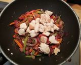 Foto del paso 5 de la receta: Verduras con pollo al wok