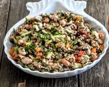 Quinoa bean salad with backed Bacsa fillet fish! রেসিপির ধাপ 4 ছবি