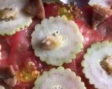 Foto del paso 8 de la receta: Carpaccio de tomate, alficoz, salazones y caviaroli
