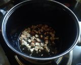 A picture of step 1 of Suji mango kheer.