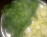 A picture of step 2 of Kashmiri Kadam Saag.