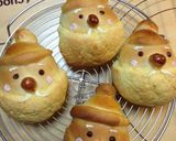 A picture of step 13 of Totoro Cream-filled Melon Buns.