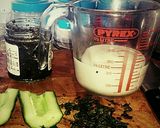 A picture of step 1 of Tex's Easy Mint Yoghurt Dip 🌿🍶.