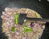 A picture of step 3 of Spicy misal Pav.