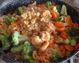 Foto del paso 4 de la receta Brócoli y zanahorias con pasta de lentejas al ajillo