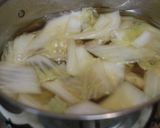 A picture of step 2 of Kimchi Hotpot with Kimchi Stock.
