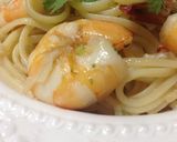 A picture of step 17 of Asian-style Spaghetti Aglio e Olio with Coriander.