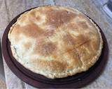 Foto del paso 5 de la receta: Tarta de espinacas y acelga con huevos estrellados