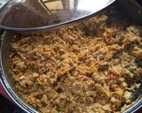 A picture of step 5 of Flat bread with carrot egg sauce.