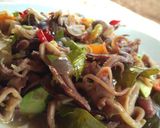 Foto langkah ke 5 dari resep Cumi Asin Pete.