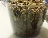 A picture of step 1 of Taisen's mint chocolate fudge.