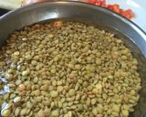 A picture of step 1 of Turkish Style Green Lentils.