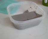 A picture of step 4 of Homemade Black Sesame Tofu.