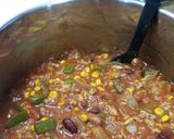 A picture of step 6 of Turkey Chili.
