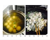 Hình bước làm 3 của món Miến xào măng khô
