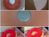 Strawberry egg pudding