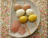 A picture of step 4 of Tri-Colour Quail Eggs & Plum Daikon.