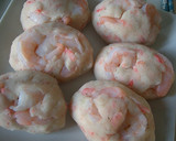 A picture of step 3 of Shrimp in the Style of Sakura Mochi.