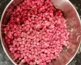 A picture of step 2 of Beetroot sabudana khichdi.