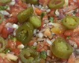 A picture of step 3 of Mexican Jalapeno and Tomato Salad.