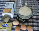 A picture of step 1 of Pan-Baked Castella from Guri & Gura.