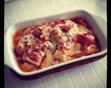 A picture of step 4 of Easy Gratin with Tofu and Meat Sauce.