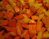 A picture of step 3 of Chorizo butternut squash casserole.