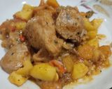 Foto del paso 6 de la receta: Filete de cerdo con papa y zanahoria