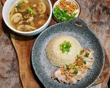 Foto langkah ke 8 dari resep Nasi Ayam Hainan Praktis Rice Cooker.