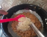 A picture of step 5 of Amaranth water chestnut flour halwa.