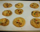 A picture of step 8 of Cocolate Chip Kit Kat Cookies.