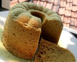 Foto langkah ke 8 dari resep Bolu Simple Chocolatos Matcha no Mixer no Oven.