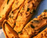 A picture of step 2 of Egg fingers.