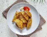 Foto langkah ke 3 dari resep Potato Wedges.