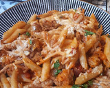 Foto del paso 8 de la receta: Macarrones al horno con salchicha y calabacín