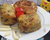 A picture of step 5 of Bread sandwich #cookpad#fastfood.