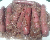 Foto del paso 5 de la receta: Salchichas encebolladas al vino tinto