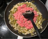 剝皮辣椒肉醬炒麵的食譜步驟3照片