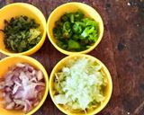 A picture of step 2 of HealthyTasty chatpata suji steam vegetable momos with masala curd for internationa women,s day.