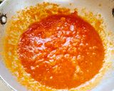 A picture of step 3 of Red sauce pasta (cheese red sauce pasta).